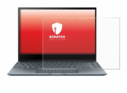 Abbildung des Geräts ASUS ZenBook Flip 13 UX363EA mit einer Vielzahl des Displayschutzes.