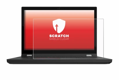 Abbildung des Geräts Lenovo ThinkPad P15 Gen 2 mit einer Vielzahl des Displayschutzes.