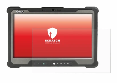 Abbildung des Geräts Getac A140 mit einer Vielzahl des Displayschutzes.
