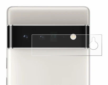 Abbildung des Geräts Google Pixel 6 Pro (NUR Kameraschutz) mit einer Vielzahl des Displayschutzes.