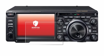 Abbildung des Geräts Yaesu FT-DX10 mit einer Vielzahl des Displayschutzes.