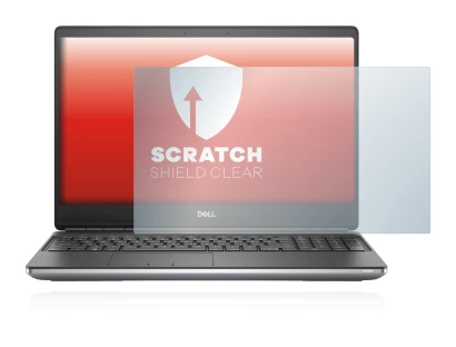 Abbildung des Geräts Dell Precision 7560 mit einer Vielzahl des Displayschutzes.