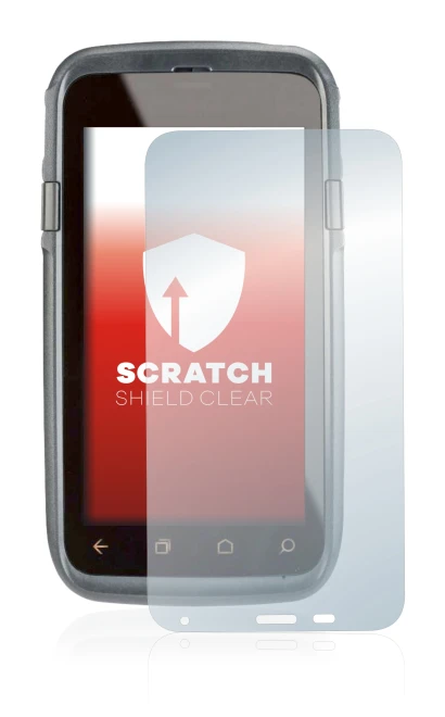 Abbildung des Geräts Honeywell Dolphin CT60 XP mit einer Vielzahl des Displayschutzes.