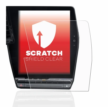 Abbildung des Geräts Renault Megane E-Tech openR Link 12" mit einer Vielzahl des Displayschutzes.