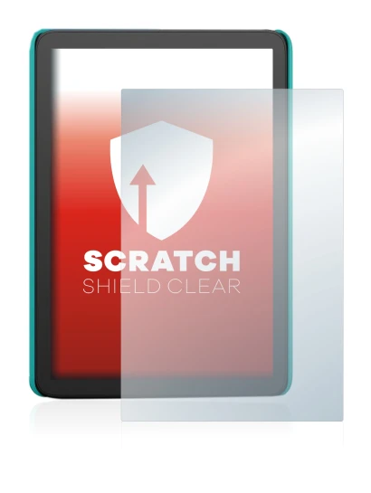 Abbildung des Geräts Amazon Kindle Kids (2022) mit einer Vielzahl des Displayschutzes.