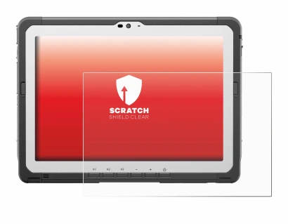 Abbildung des Geräts Panasonic Toughbook FZ-A3 mit einer Vielzahl des Displayschutzes.