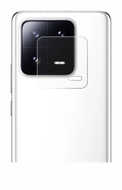 Abbildung des Geräts Xiaomi 13 Pro (NUR Kameraschutz) mit einer Vielzahl des Displayschutzes.