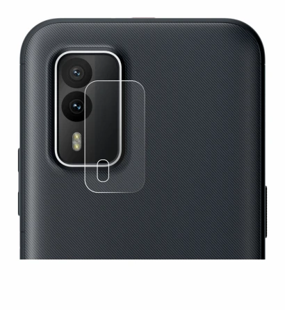 Abbildung des Geräts Nokia XR21 (NUR Kameraschutz) mit einer Vielzahl des Displayschutzes.