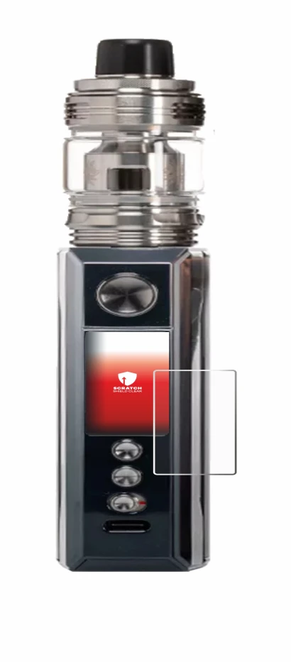 Abbildung des Geräts Voopoo Drag M100S mit einer Vielzahl des Displayschutzes.