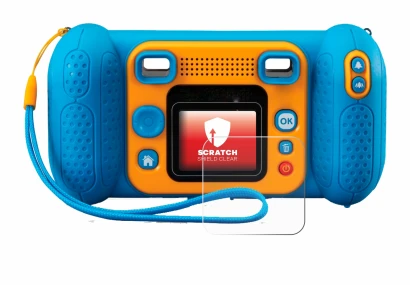 Abbildung des Geräts Vtech Kidizoom Kid 4 mit einer Vielzahl des Displayschutzes.
