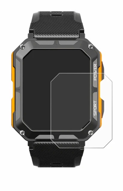 Abbildung des Geräts Njord Gear The Indestructible Smartwatch mit einer Vielzahl des Displayschutzes.