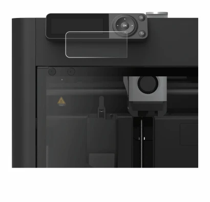 Abbildung des Geräts Bambu Lab P1S 3D Printer mit einer Vielzahl des Displayschutzes.