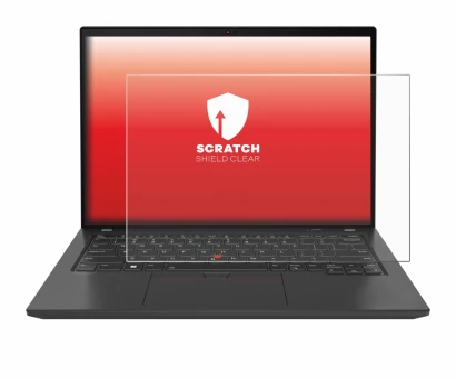 Abbildung des Geräts Lenovo ThinkPad T16 Gen 3 mit einer Vielzahl des Displayschutzes.