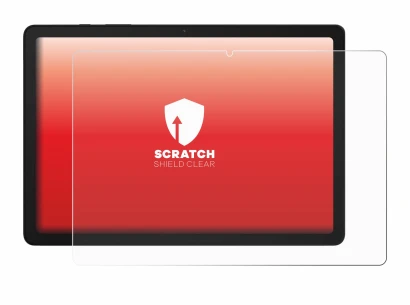 Abbildung des Geräts Samsung Galaxy Tab A9 Plus 5G mit einer Vielzahl des Displayschutzes.