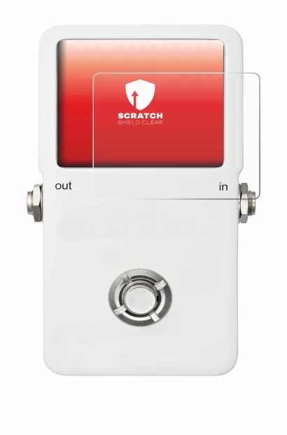 Abbildung des Geräts TC Electronic POLYTUNE mit einer Vielzahl des Displayschutzes.