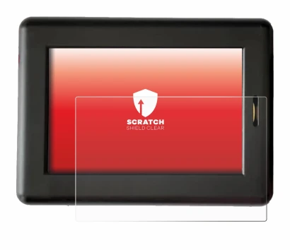 Abbildung des Geräts XC Tracer Maxx II mit einer Vielzahl des Displayschutzes.