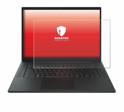 Abbildung des Geräts Lenovo ThinkPad P1 Gen 6 16" mit einer Vielzahl des Displayschutzes.