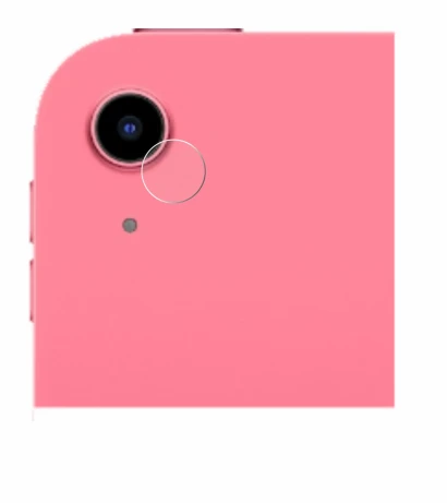 Abbildung des Geräts Apple iPad 10.9" 2022 (NUR Kameraschutz, 10. Gen.) mit einer Vielzahl des Displayschutzes.