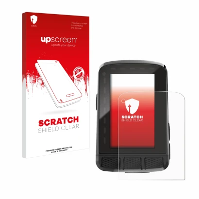 Vorderseite einer Produktverpackung mit dem Markenlogo upscreen. Daneben ist das Gerät Wahoo Elemnt Roam V2 GPS mit dem zugehö