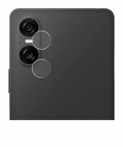 Abbildung des Geräts Sony Xperia 10 VI (NUR Kameraschutz) mit einer Vielzahl des Displayschutzes.