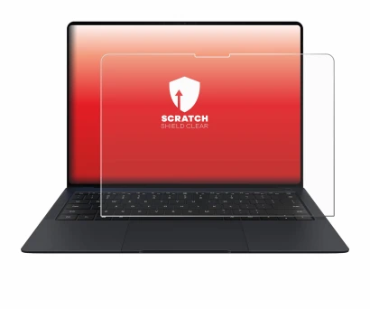 Abbildung des Geräts Huawei MateBook X Pro 2024 mit einer Vielzahl des Displayschutzes.