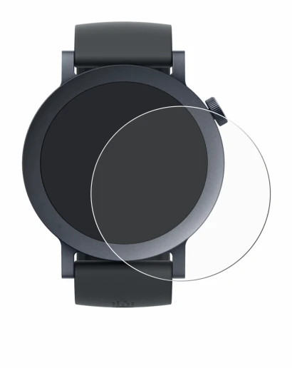 Abbildung des Geräts Nothing CMF Watch Pro 2 mit einer Vielzahl des Displayschutzes.