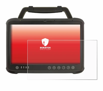 Abbildung des Geräts Winmate M133WK mit einer Vielzahl des Displayschutzes.