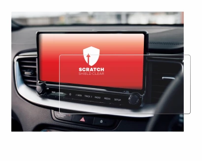 Abbildung des Geräts Kia XCeed 2024 mit einer Vielzahl des Displayschutzes.