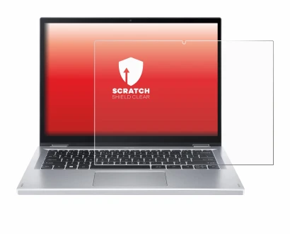 Abbildung des Geräts Acer Aspire 3 Spin A3SP14 mit einer Vielzahl des Displayschutzes.