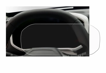 Abbildung des Geräts Dacia Duster Tacho (2024) mit einer Vielzahl des Displayschutzes.