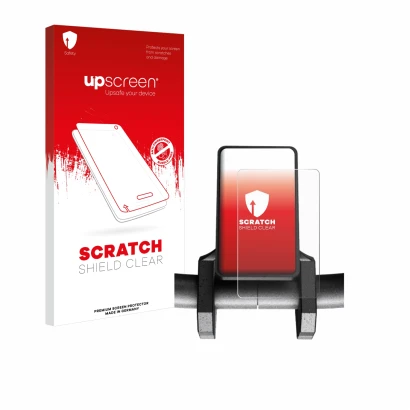 Vorderseite einer Produktverpackung mit dem Markenlogo upscreen. Daneben ist das Gerät Joyor S5 V1 mit dem zugehörigen Display