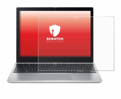 Abbildung des Geräts Acer Chromebook Spin 312 mit einer Vielzahl des Displayschutzes.