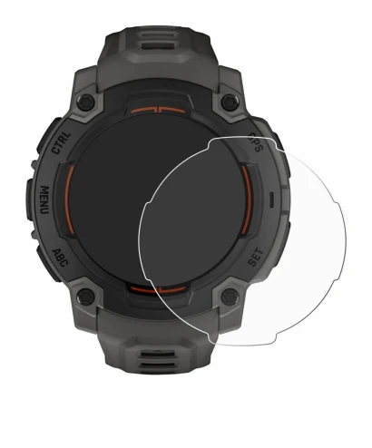 Abbildung des Geräts Garmin Instinct E (45 mm) mit einer Vielzahl des Displayschutzes.