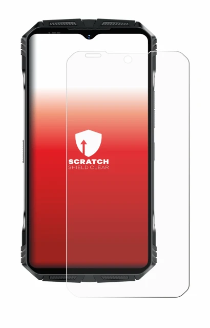 Abbildung des Geräts Doogee S118 Pro mit einer Vielzahl des Displayschutzes.