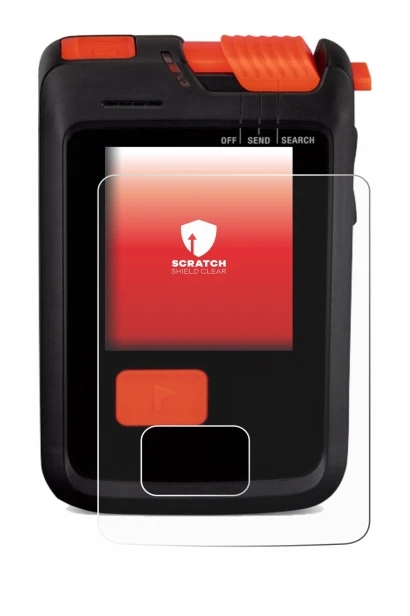 Abbildung des Geräts Mammut Barryvox S2 mit einer Vielzahl des Displayschutzes.