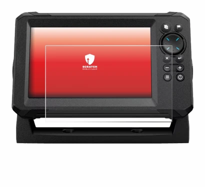 Abbildung des Geräts Lowrance Eagle 7 mit einer Vielzahl des Displayschutzes.