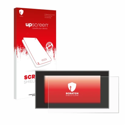 Vorderseite einer Produktverpackung mit dem Markenlogo upscreen. Daneben ist das Gerät Audi A4 Avant (2022-2024) mit dem zugeh