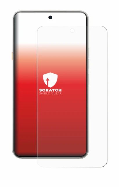 Abbildung des Geräts Tecno Camon 40 Premier mit einer Vielzahl des Displayschutzes.