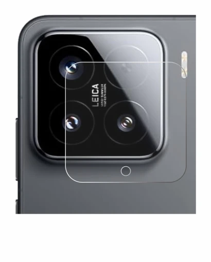 Abbildung des Geräts Xiaomi 15 (NUR Kameraschutz) mit einer Vielzahl des Displayschutzes.