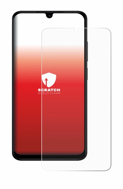 Abbildung des Geräts Xiaomi Redmi A5 mit einer Vielzahl des Displayschutzes.