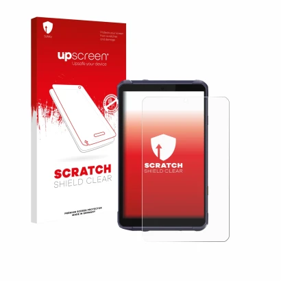 Vorderseite einer Produktverpackung mit dem Markenlogo upscreen. Daneben ist das Gerät CHCNAV LT800 mit dem zugehörigen Displa