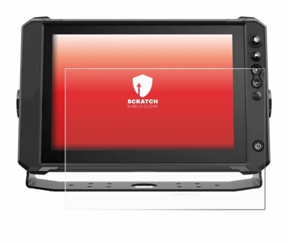 Abbildung des Geräts Lowrance Elite FS 10 mit einer Vielzahl des Displayschutzes.
