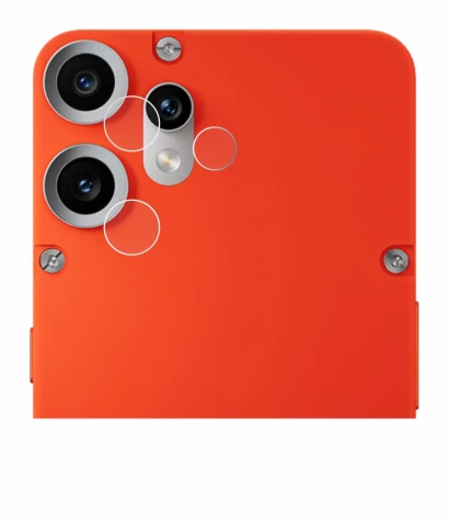 Abbildung des Geräts Nothing CMF Phone 2 Pro (NUR Kameraschutz) mit einer Vielzahl des Displayschutzes.