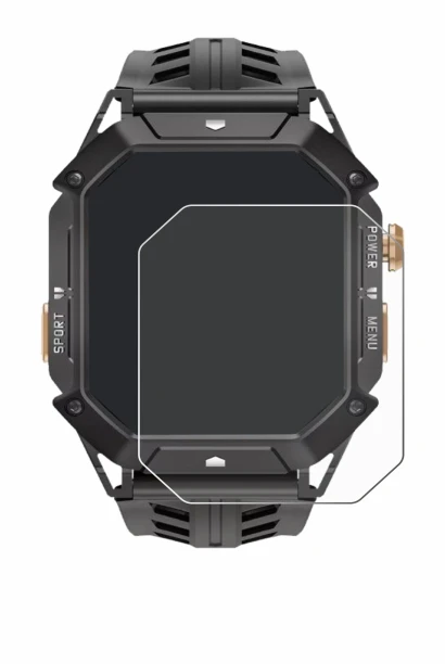 Abbildung des Geräts Oukitel BT80 mit einer Vielzahl des Displayschutzes.
