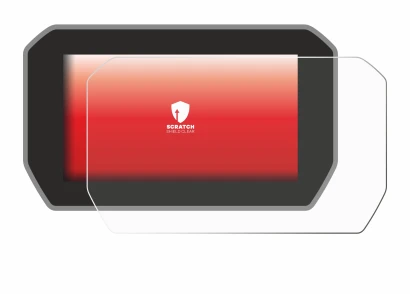 Abbildung des Geräts Ducati V4 Rally (2024) mit einer Vielzahl des Displayschutzes.