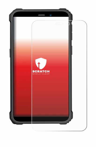 Abbildung des Geräts Oukitel WP32 Pro mit einer Vielzahl des Displayschutzes.
