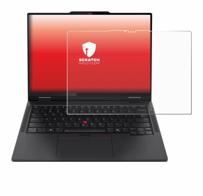Abbildung des Geräts Lenovo ThinkPad T14s 2-in-1 mit einer Vielzahl des Displayschutzes.