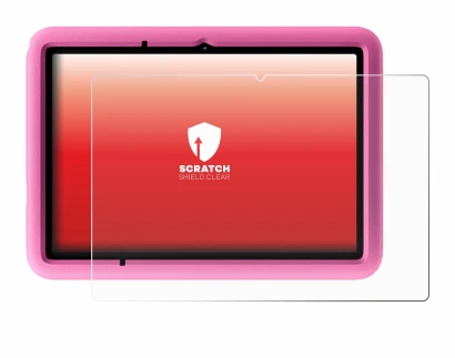 Abbildung des Geräts Blackview Tab A6 Kids mit einer Vielzahl des Displayschutzes.