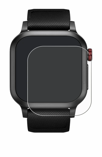 Abbildung des Geräts Haylou Iron Neo 1.95" mit einer Vielzahl des Displayschutzes.