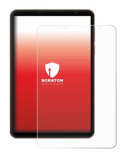 Abbildung des Geräts Blackview Zeno 1 8" mit einer Vielzahl des Displayschutzes.